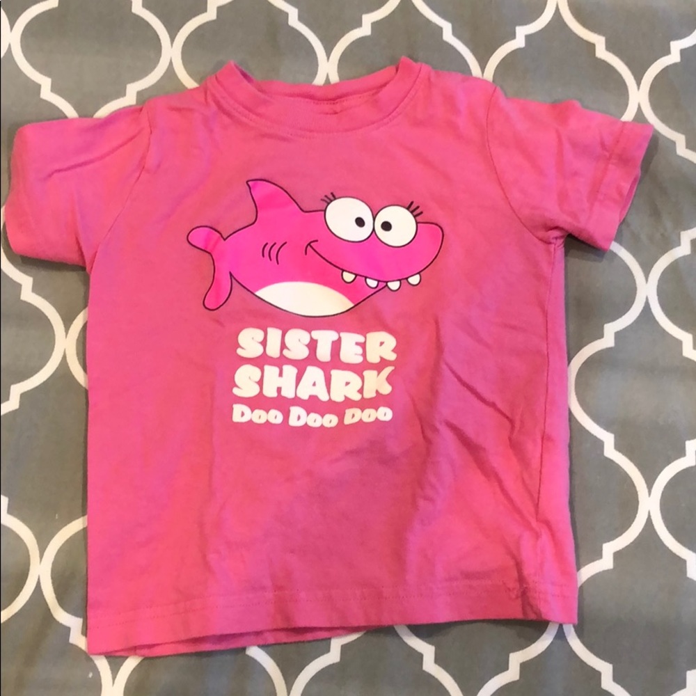 Super cute toddler baby shark shirt!